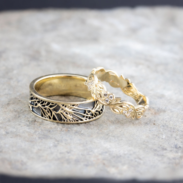 Wedding Gold Rings WED-49