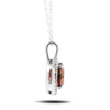 White gold pendant 