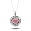 White gold pendant 