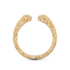Acropora Coral Ring From Yellow Gold