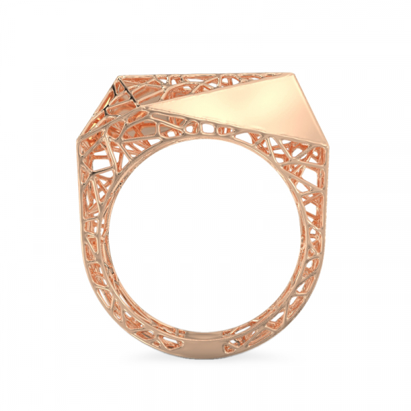 Spider Web Rose Gold Ring