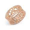 Coral BubblesRing From Rose Gold