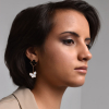 Gold Plated Earrings With Butterfly