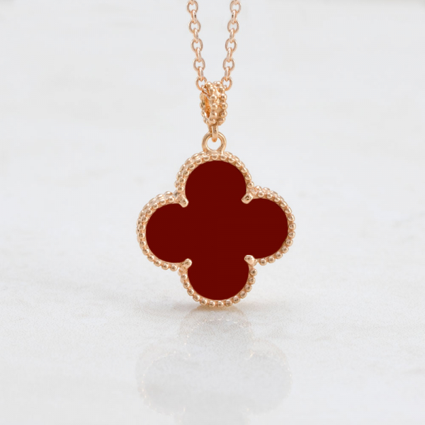 Gold Plated Pendant With Carnelian
