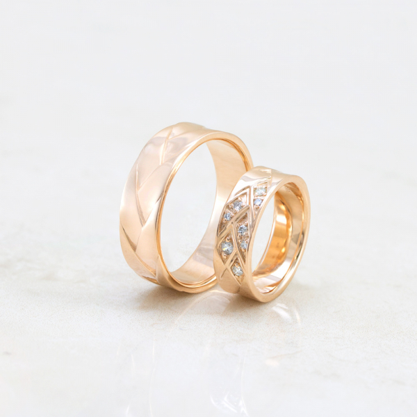 Wedding Gold Rings WED-23