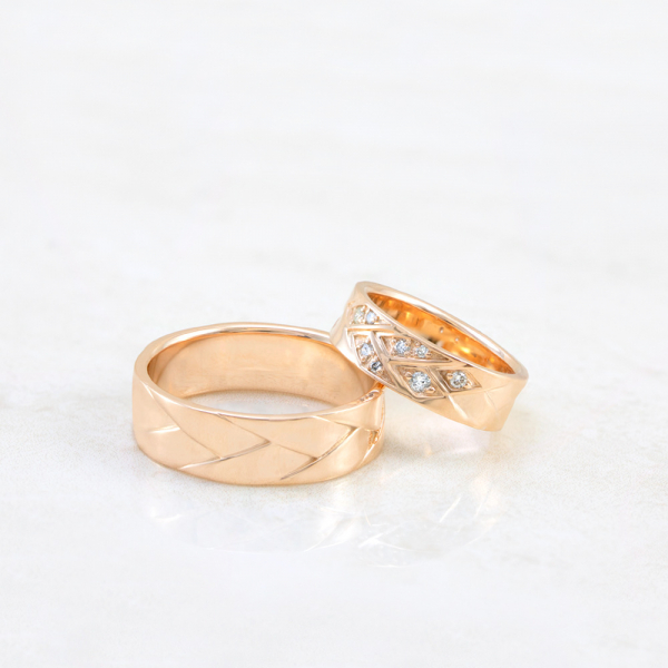 Wedding Gold Rings WED-23