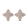 Gold Earrings Lily With Diamonds