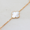 Bracelet With White Mother-of-pearl