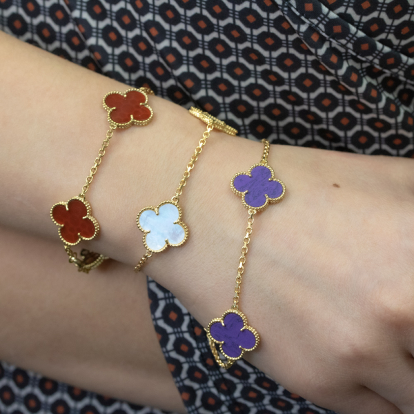 Bracelet With White Mother-of-pearl