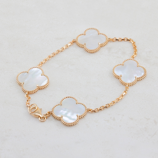 Bracelet With White Mother-of-pearl