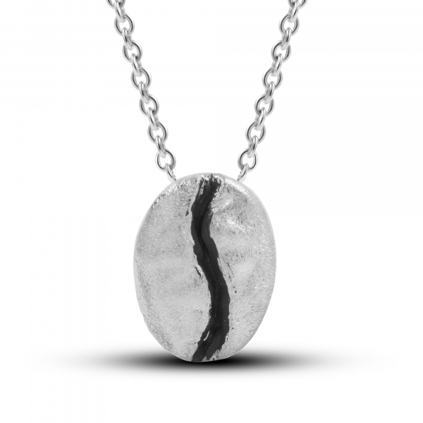 Silver Necklace Coffee 