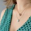 Silver Necklace Coffee 
