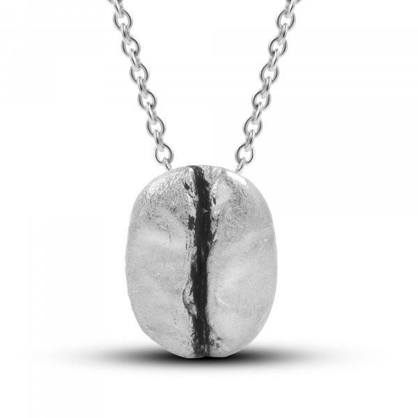Silver Necklace Coffee 