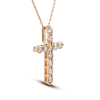 Gold cross with diamonds Fancy