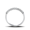 White Ring With Diamonds