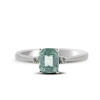 White Gold Ring With Tourmaline