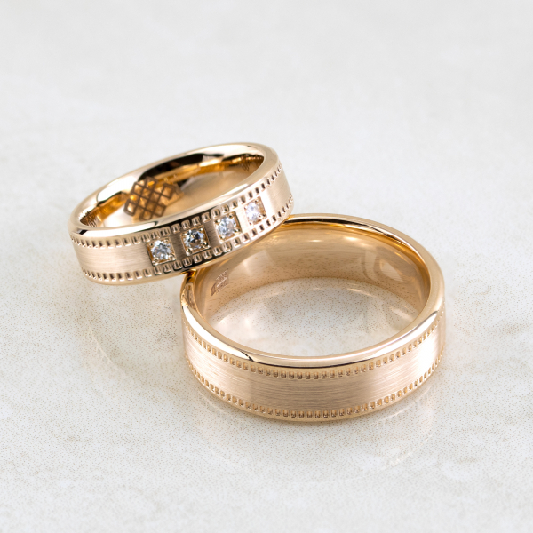 Wedding Gold Rings WED-36