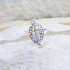 Silver Ring Lilac Leaf