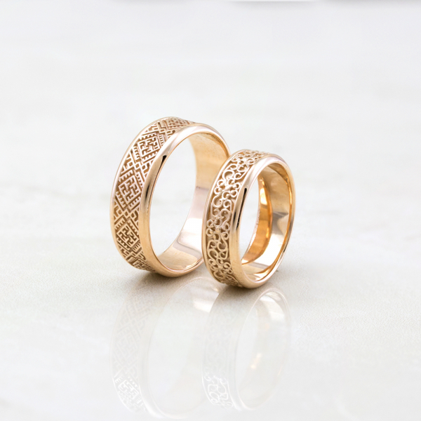 Wedding Gold Rings WED07-01
