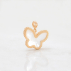 Pendant Butterfly With White Mother-of-pearl